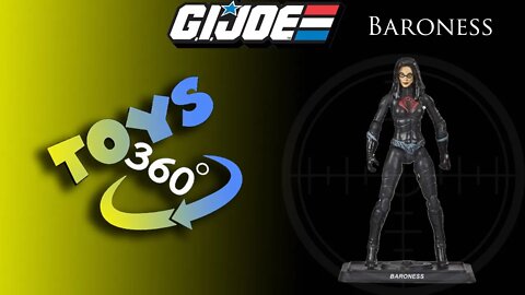 GIJoe Baroness Retro - video 360º action figure #shorts