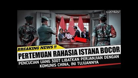 Ada Perjanjian Besar Antara Jokowi, Sri Mulyani Dengan China Terkait Pencucian Uang 300 Triliyun Rupiah Untuk Tunda Pilpres 2024, Pertemuan Rahasia Ini Akhirnya Bocor