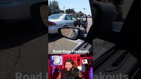 Road rage freakout between married couple