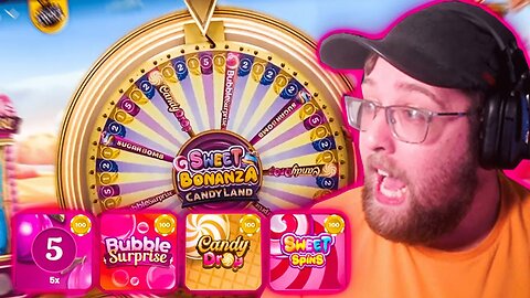 BIG BETS ON SWEET BONANZA CANDYLAND GAME SHOW! (INSANE)