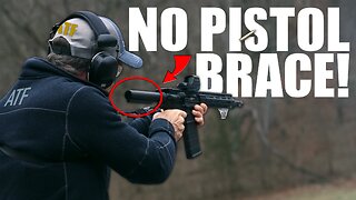 How To Shoot an AR Pistol without a Brace