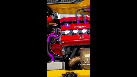 Beautiful engine bay Honda civic hatch