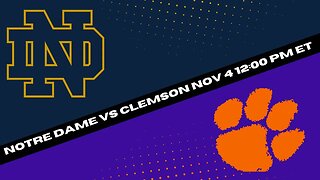 Notre Dame Fighting Irish vs Clemson Tigers Prediction and Picks - College Football Picks Week 10