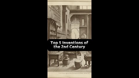 ❤️💯Did you know that? The top 5 inventions of the 2nd century that have changed the world.