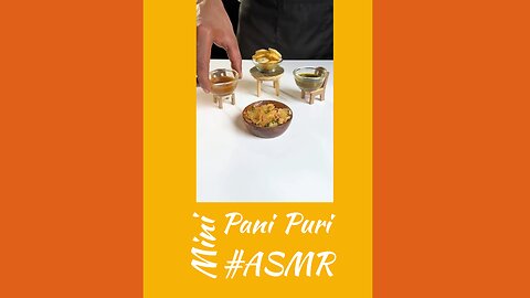 Tiny Pani Puri ASMR 🤓 #shorts #youtubeshorts #asmr