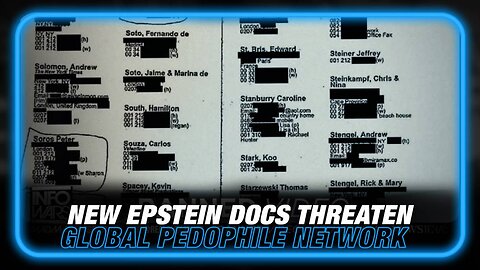 Global Bombshell! New Epstein Documents Threaten to Bring Down