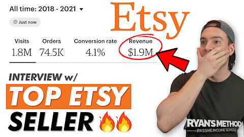 He Did $1.9M in Sales on Etsy... Now He's Doing PRINT ON DEMAND! [INTERVIEW]