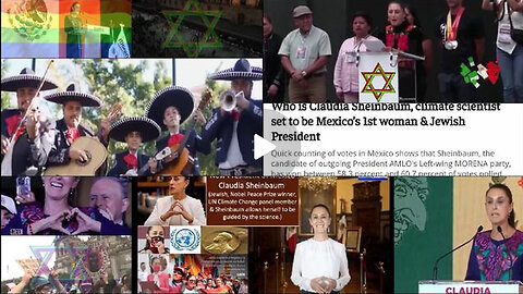 Mexico’s 🇲🇽 new president 🕎 is a chabad lubavitch , jewish , zionist , bolshevik , cristero 2.0