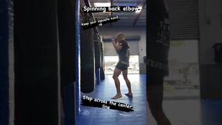 Muay Thai - Spinning Back Elbow