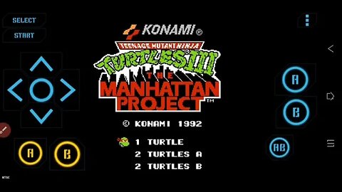 I'm Playing TMNT 3 Manhattan Project NES Game on my Android