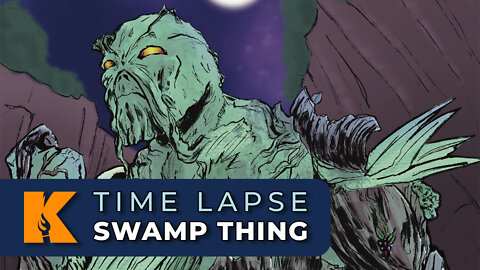 Swamp Thing Process - Time Lapse