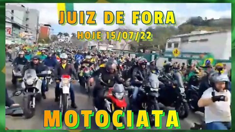 MOTOCIATA COM BOLSONARO EM JUIZ DE FORA 15/0/07/22, A ESQUERDALHA SOFRE.