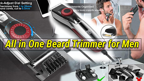 YABIFE All-in-One Beard Trimmer Review | Perfect Grooming Kit for Men