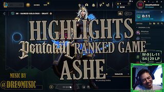 PENTAKILL ASHE MAIN, Best Game Plays, League of Legends