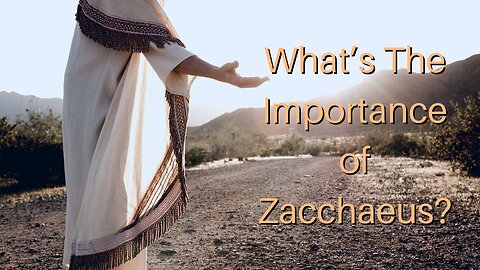 What’s The Importance of Zacchaeus?