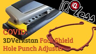COVID: 3DVerkstan Face Shield Hole Punch Adjuster