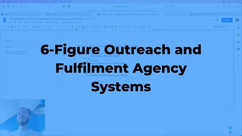 6-Figure Agency Systems We Use For Outreach and Fulfilment SMMA
