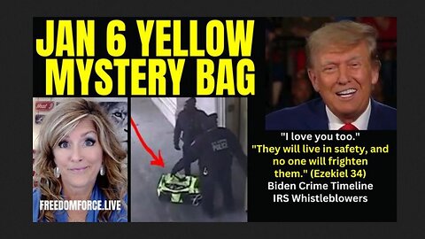 Jan 6 Yellow Mystery Bag, Biden Crime Timeline 7-19-23