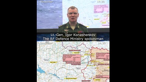 01.11.22 ⚡️ Russian Defence Ministry report on the progress of the deNAZIfication of Ukraine