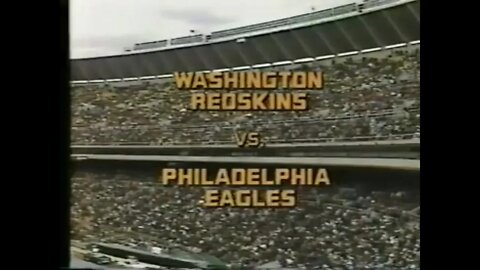 1977-11-13 Washington Redskins vs Philadelphia Eagles