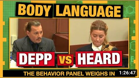 Johnny Depp VS Amber Heard - Body Language