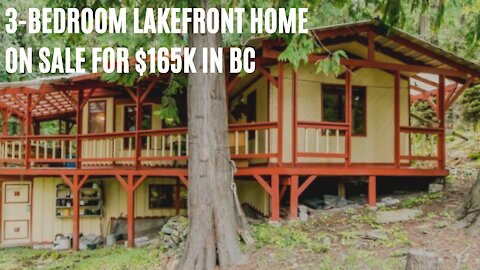 This Massive 3-Bedroom BC Home Is On Sale For $165K & It's Right Next To A Lake