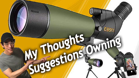 Gosky Spotting Scope, Specifications, How It Works, Features, Benefits? Product Links