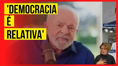 Lula volta a relativizar ditadura na Venezuela: "democracia relativa"