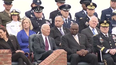 Kamala Harris Starts Whispering, Laughing During Introduction At Gen. Mark Milley Retirement