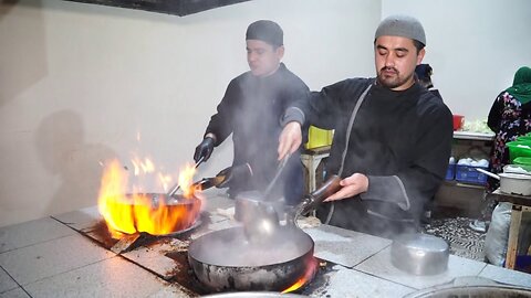 Uighur LAGMAN! The most delicious Uighur Lagman! Uyghur Cuisine