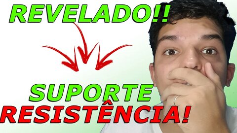 Fiz R$1619 Apenas Usando SUPORTE e RESISTÊNCIA Aprenda e LUCRE com Opções Binárias Também! 💲