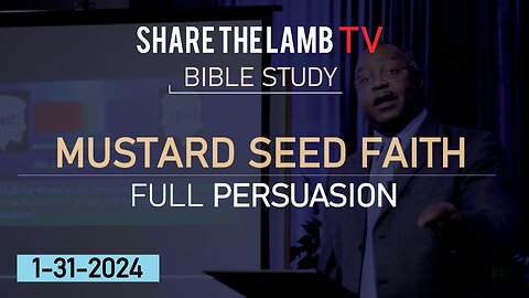 Bible Study | 1-31-24 | Wednesday Nights @ 7:30pm ET | Share The Lamb TV
