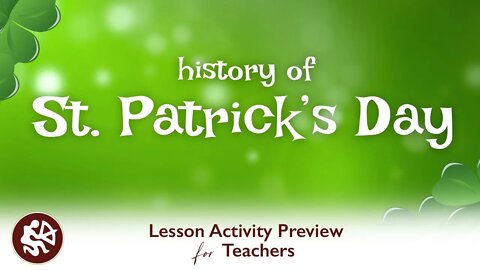 History of St. Patrick's Day | Teaching Resource for Teachers | Preview