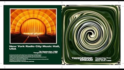 Tangerine Tree Volume 85: New York 1988 Tangerine Dream FLAC