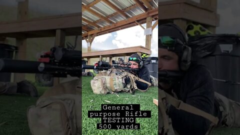 GPR “Recce” Rifle Trials 500 yards