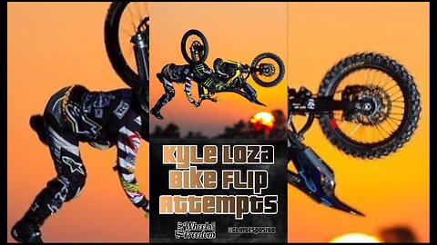 Epic FMX Bikeflip attempt by Kyle Loza at XGames 2007