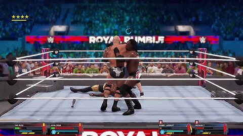 WWE 2K23 The Rock & John Cena vs Booker T & Bobby Lashley Legend Mode Live