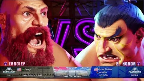 Street Fighter 6 Zangief vs E Honda BO3