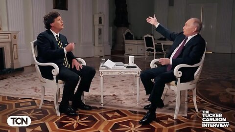 Vladimir Putin tells Tucker Carlson US should stop arming Ukraine to end war