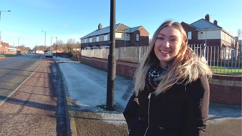 Geordie Girl Shows Me Around Meadow Well 🇬🇧