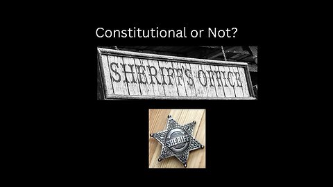 Constitutional Sheriffs