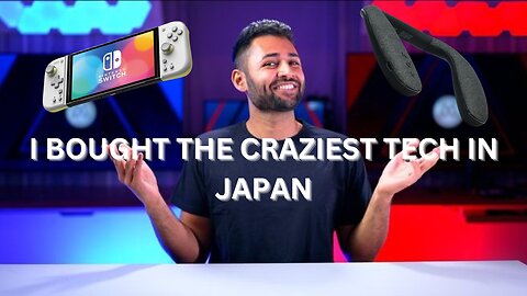 I bought the CRAZIEST tech in Japan!!