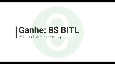 Finalizado - Airdrop - Latoken Bitl Token - 8$ no Bot