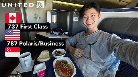 UNITED Airlines' LONGEST FLIGHT in BUSINESS CLASS ✈️