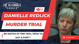 Danielle Redlick Murder Trial Day 2, Part 1 (Re-watch)