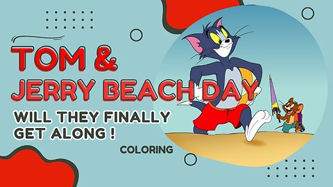 Tom and Jerry Enjoying a Day at the Beach! #tomandjerry