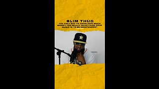 #slimthug Only way 2 know how much 💰 u make from ur 🎵 is 2b independent. 🎥 @mworthofgame