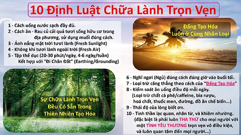 P1 - 10 ĐỊNH LUẬT CHỮA LÀNH (EMILY QUYẾT)