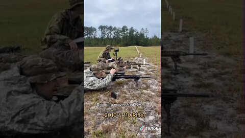 US Army Sniper Section, Shooting moving targets #Shorts