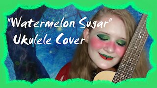 "Watermelon Sugar" by Harry Styles Ukulele Cover | Jordan Elyse